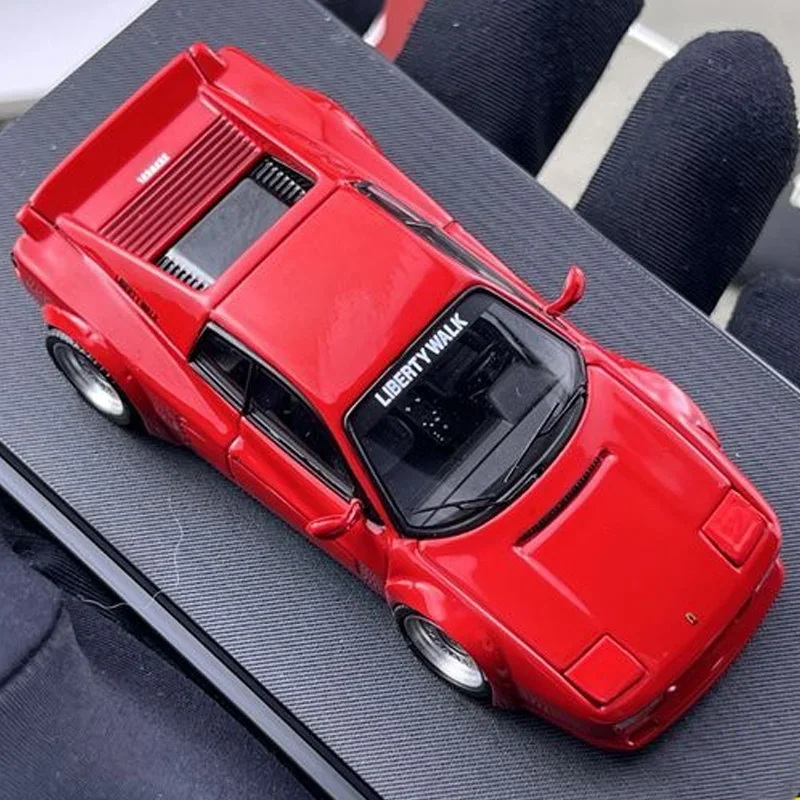 โมเดลรถ Star Model 1/64 512TR Testarossa ผลิตจากโลหะผสม ของเล่นสะสมสำหรับเด็กผู้ชาย ของขวัญคริสต์มาส