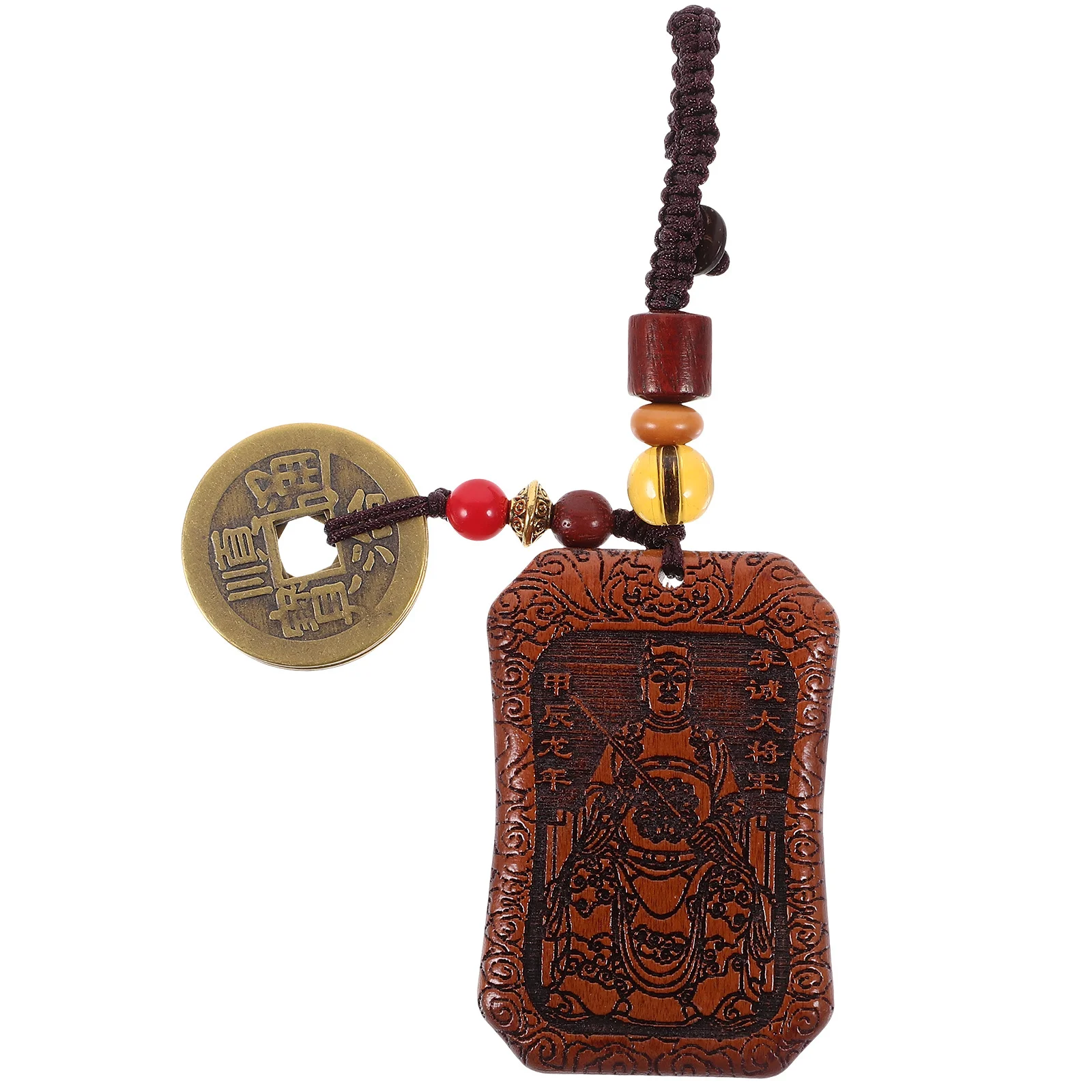 

Delicate Taisui Pendant Keychain Rope Decor Traditional Auspicious Tags for Festivals Gifts Taisui Pendant Rope Keychain Decor