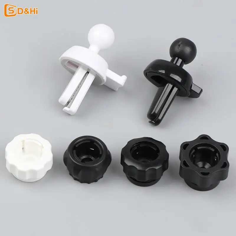 Universal Air Outlet Fixing Clip Nut Screw Base Option Holder For Car Phone Holder Mount GPS DV Dash Camera Suction Cup Bracket