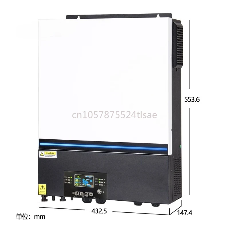 Unlimited Load Anti-countercurrent Mixed Grid Off-grid Solar Inverter 10.6KW48V Built-in MPPT150A Charging