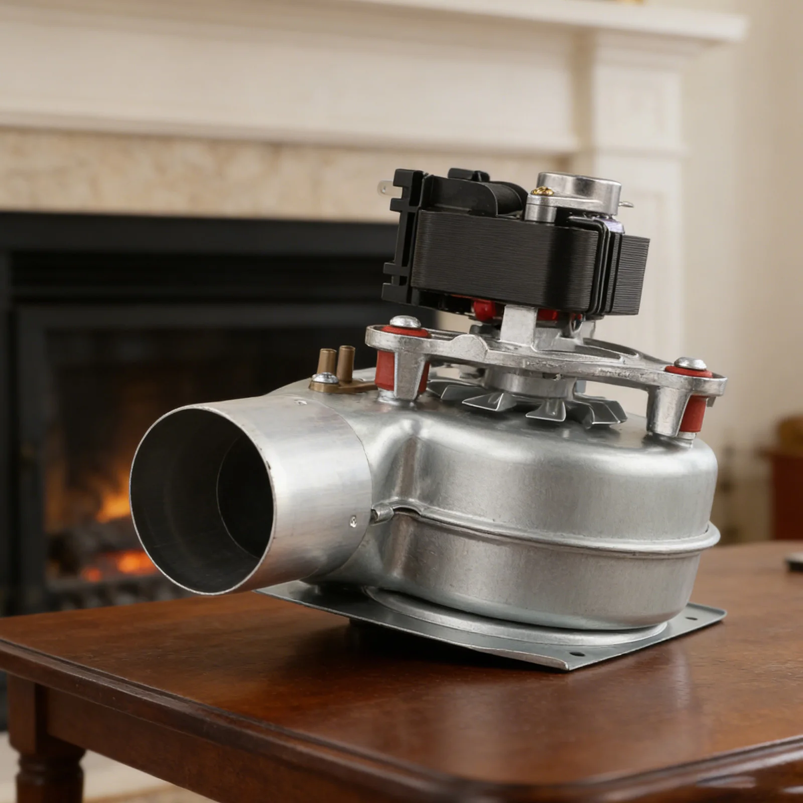 220v Boiler Fan Fireplace Blower Fan For Cozy Environments 2000 RPM Fireplace Blower Fan Controller Brushless Motor