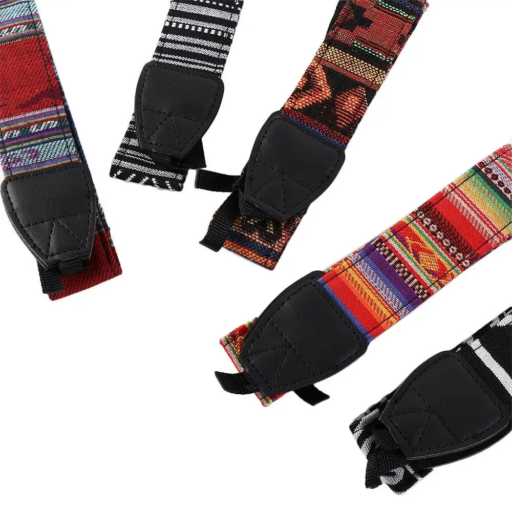 Durable Lightweight Adjustable SLR DSLR Anti-slip Cameras Strap Vintage Camera Shoulder Strap Camera Neck Belt