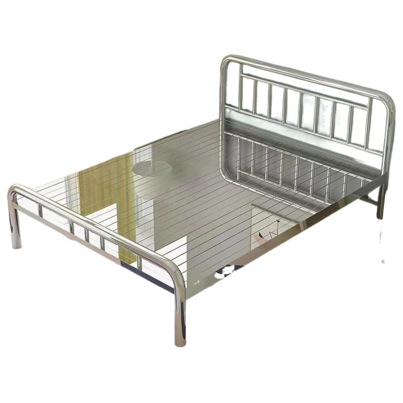 Wrought iron  bold bed frame single bed thickened 304 stainless steel