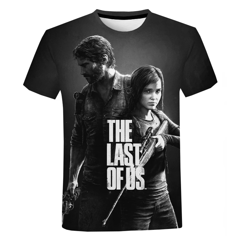 Summer The Last Of Us T-Shirts Popular Game 3D Print Streetwear Men Women Casual Fashion Oversized O-Neck T Shirt Kids Tees Tops