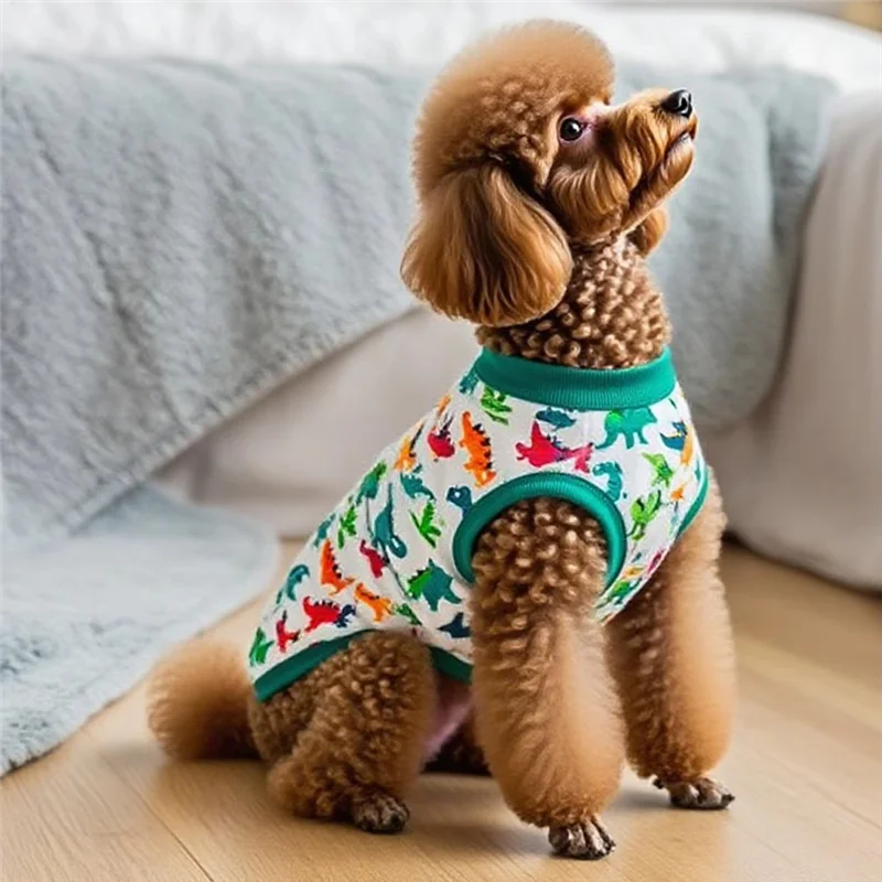 ABZL Dog Spay Recovery Suit Spay Suit For Female Dog Anti-Licking Protective Breathable Pet Outfit For Wound Care Apparel