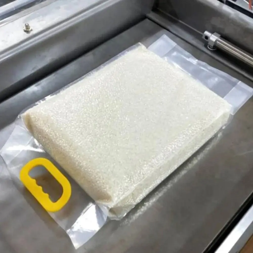 10pcs 5kg/10kg Rice Grain Packaging Bag Plastic with Handle Food Vacuum Bag Insect Proof Moisture-proof Food Storage Sealed Bag