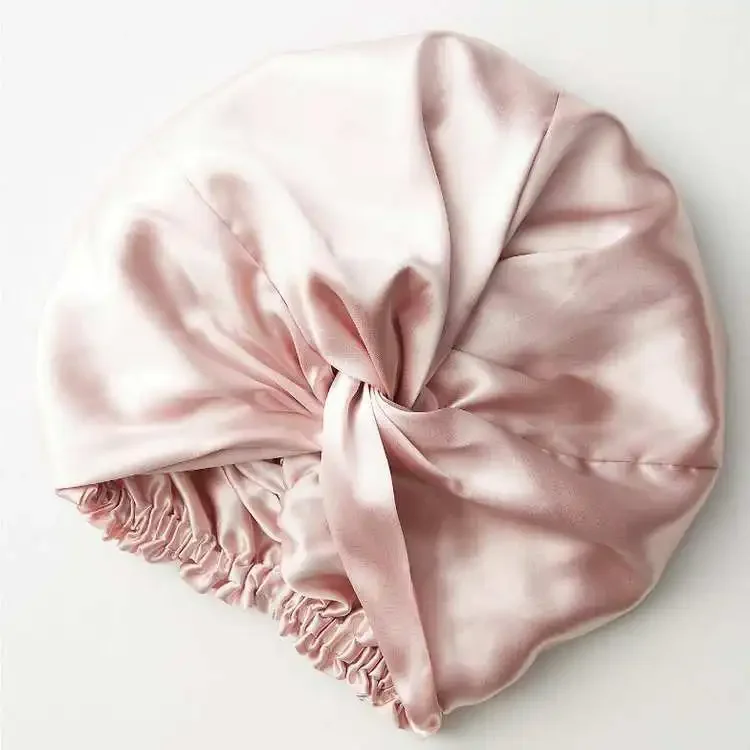 Bonnet de sommeil en satin double couche pour femme, multi-documents, bonnet de chimiothérapie, torsion croisée, cheveux de nuit, populaire,