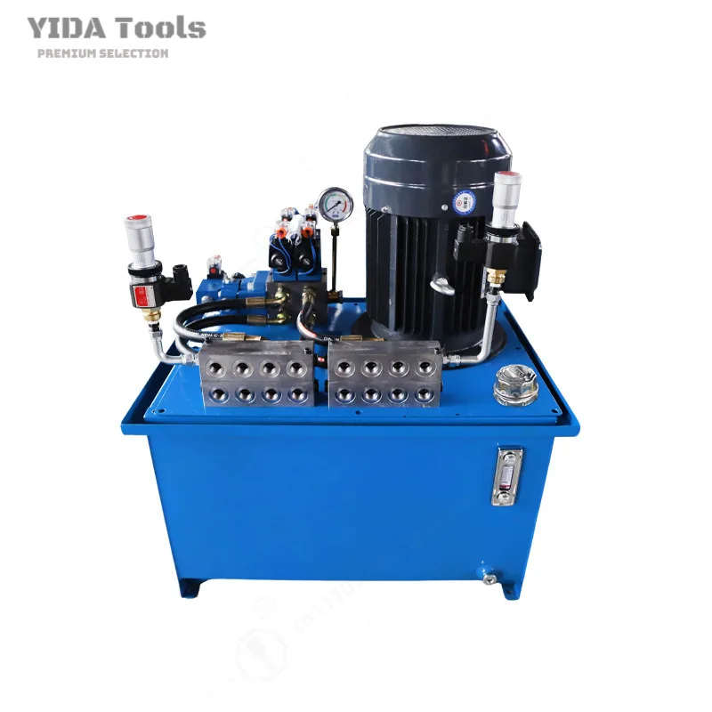 YIDA Hydraulic Power Unit Station Dual Section Multi Way Valve Hydraulic System For Automation Equipment Production