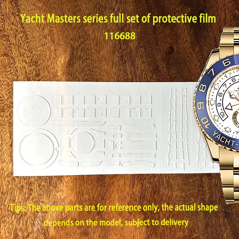 

Подходит для Rolex Yacht Master 116688 пленка для часов, циферблат, безель, пряжка, защитная пленка, поверхность, задняя крышка, задняя пленка