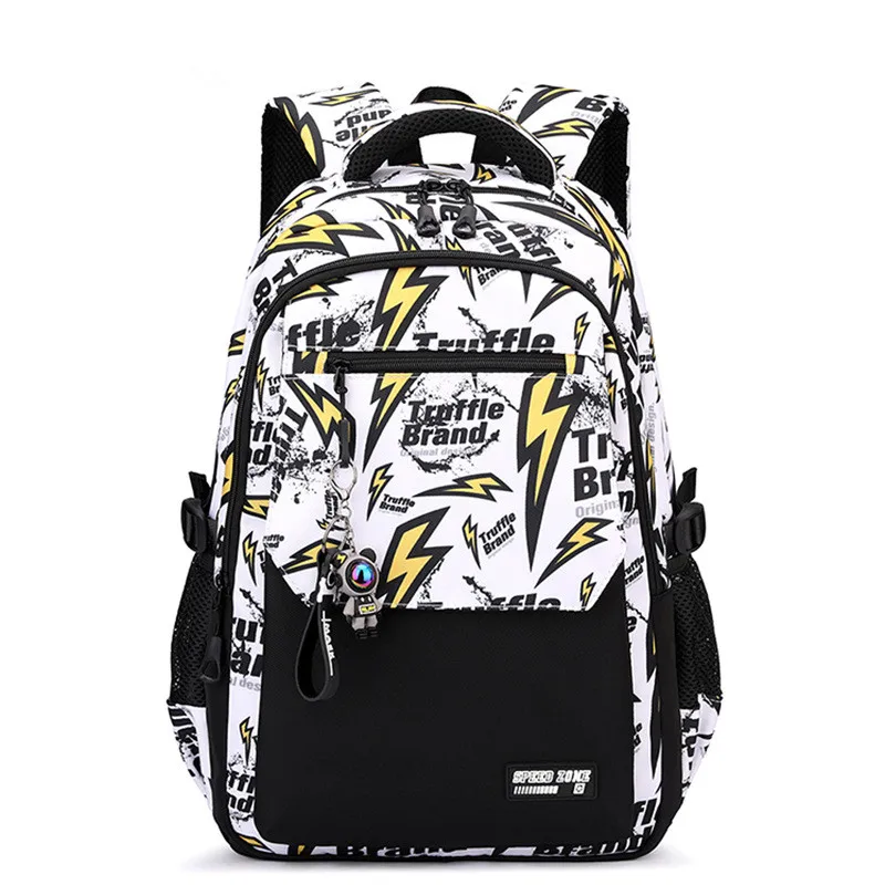 2025 New Waterproof Man Backpack Fit 15.6inch Laptop Graffiti printing Backpack Women Oxford Travel Male Bag Vintage School Bag view 5