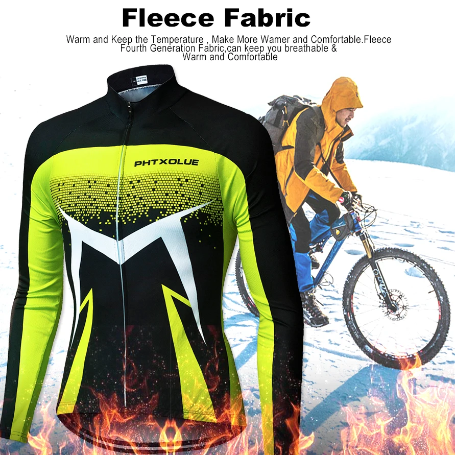 2024 Winter Thermal Fleece Cycling Jerseys Set Bicycle Cycling Clothing MTB Bike Clothes Maillot Ropa Ciclismo Invierno suit