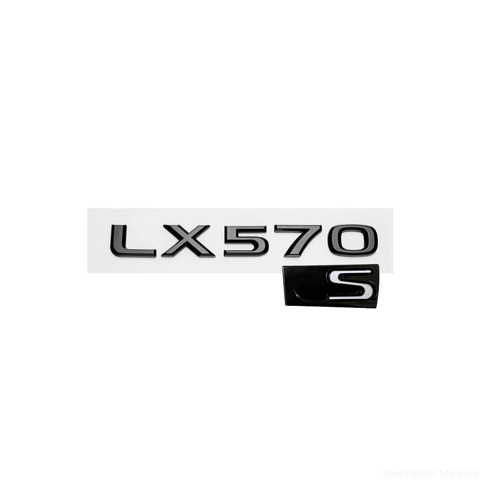 Для Lexus LX570 S аксессуары 2008-2019 задний багажник автомобиля специальная эмблема значок наклейка письмо задняя