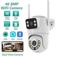 BELIA 4K 8MP Dual Lens Dual Screens PTZ Wifi Camera AI Human Detection Wireless Outdoor CCTV Security IP Camera ICSEE App