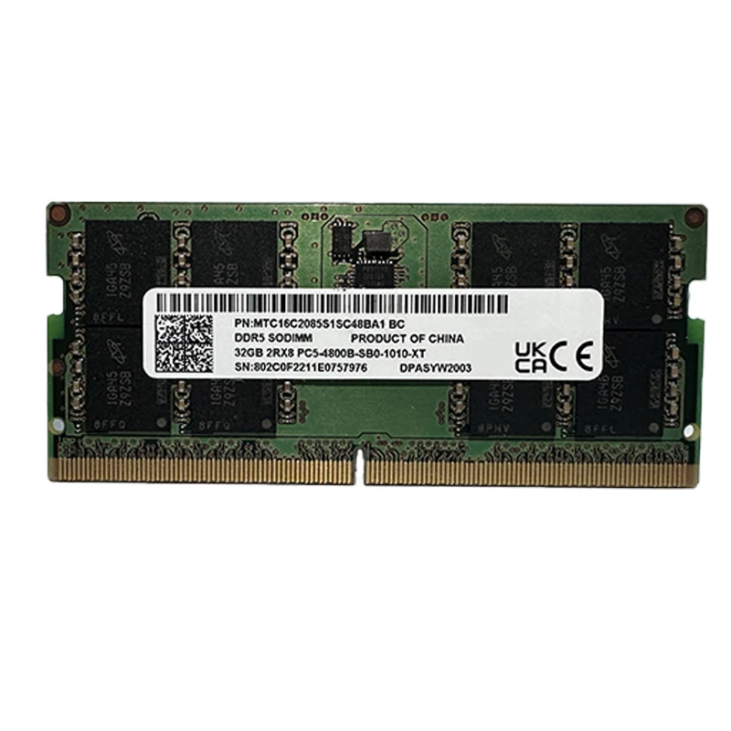 DDR5 8GB 16GB 32GB 4800MHz SODIMM PC5-34800 262Pin 1.1V for Laptop Notebook Memory Ram ddr5