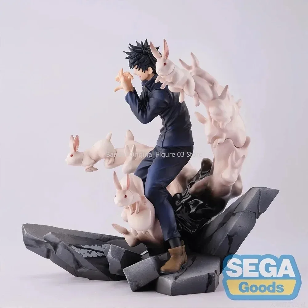 En stock Original SEGA Jujutsu Kaisen 19cm Fushiguro Megumi estatua Anime estatuilla PVC modelo muñeca colección juguete para regalo