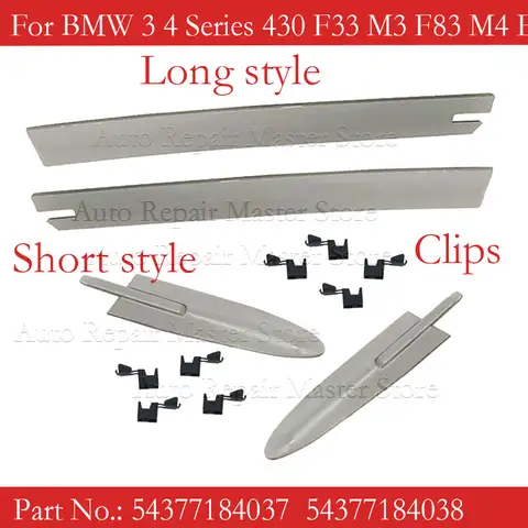 54377184047   왼쪽/오른쪽 지붕 상단 장식용 경첩 커버 뚜껑 트림 54377184037   BMW 3 4 시리즈 E93 F33 M3 M4 F83