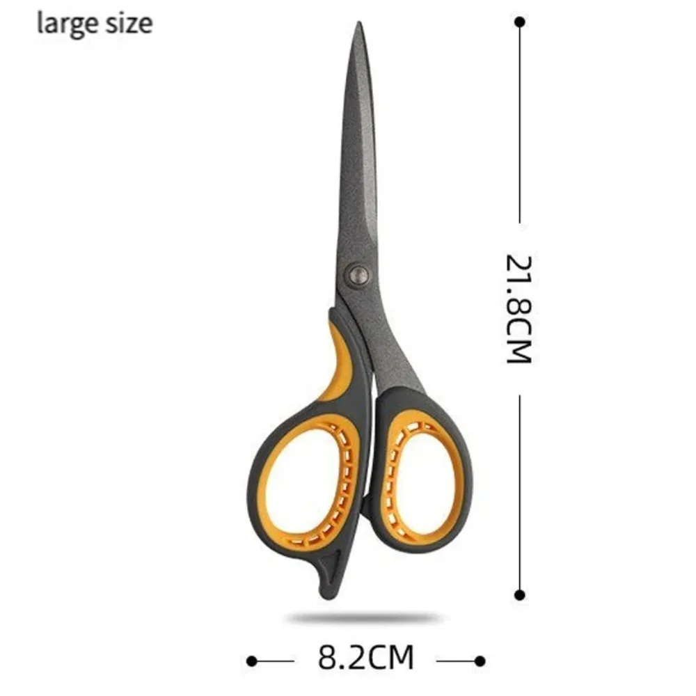 Stainless Steel Large Coated Scissors Practical Tool Sharp Office Tailor\'s Hand Scissors Antirust Non Adhesive Tailor\'s Scissors