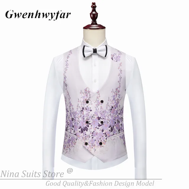 G&N 2026 New Series Men Suits Blazer Beautiful Lilac Purple Floral Pattern Tuxedos 3 Pieces Formal Party Costume Homme Slim Fit 2 G&N 2026 New Series Men Suits Blazer Beautiful Lilac Purple Floral Pattern Tuxedos 3 Pieces Formal Party Costume Homme Slim Fit 2