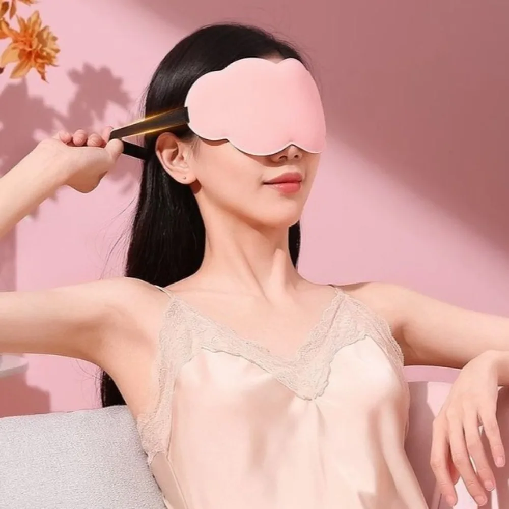 Patch Ice Silk Blackout Eye Mask Soft Light Isolation 3D Sleep Mask Portable Shading Travel Eye Patch Women