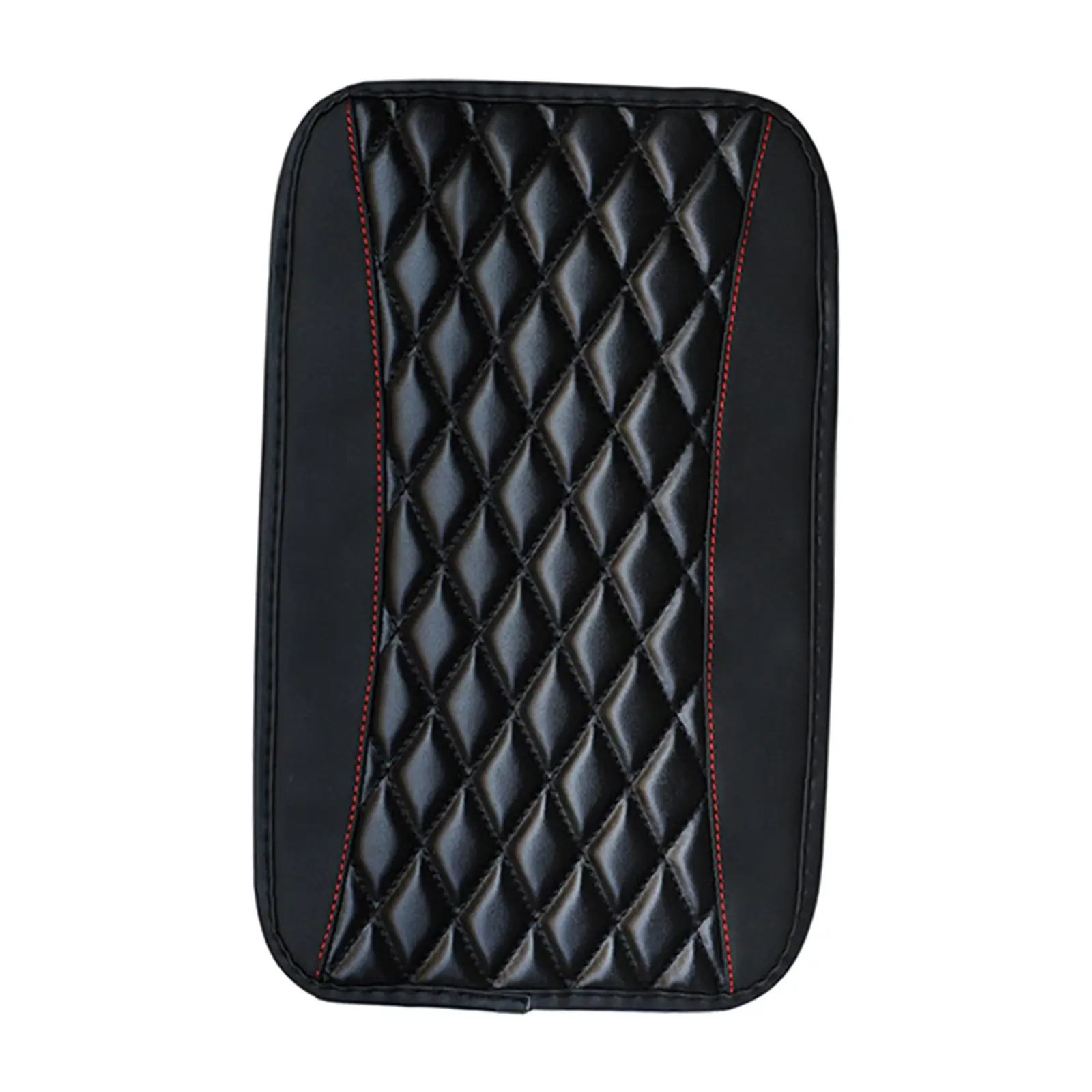 Car Center Console Box Cushion Pad Armrest Cover PU Leather Non Slip Base Easy to Clean Suv Accessories for Commuters