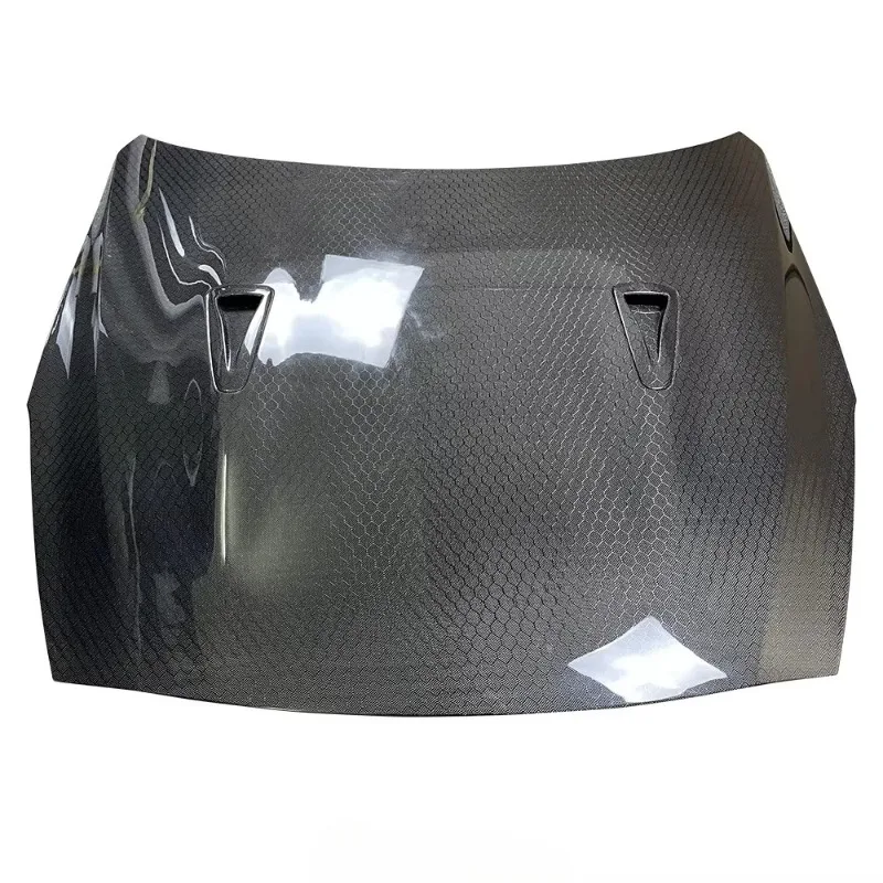 OEM Style Carbon Fiber Honeycomb Weave Engine Hood R35 GTR Bonnet