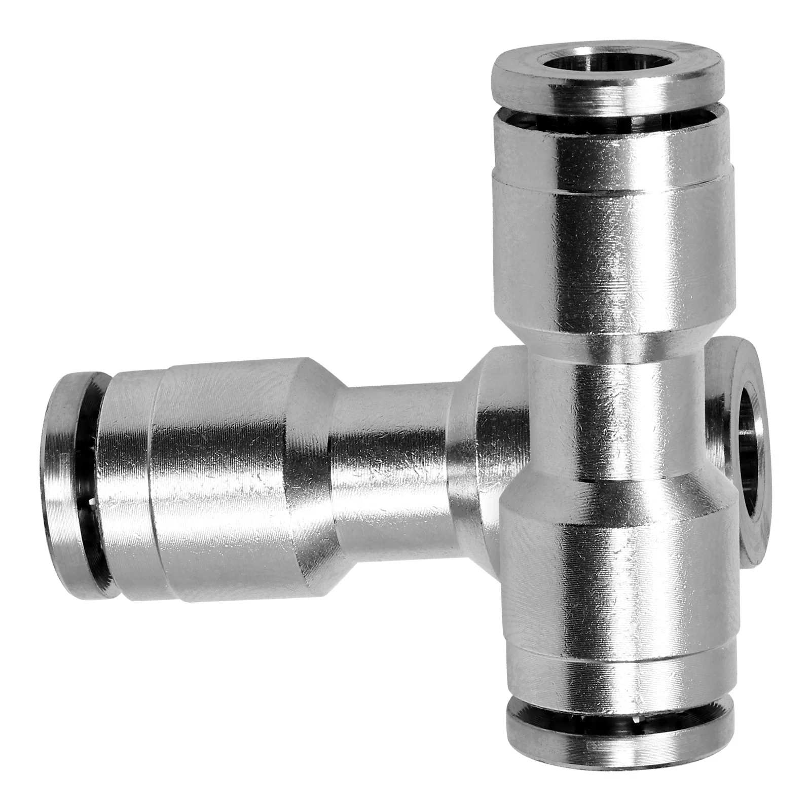 

Stainless Steel Push to Connect Pneumatic Fittings Air Tube Connectors Quick Connect Hose Push in Fittings Resistant Durable