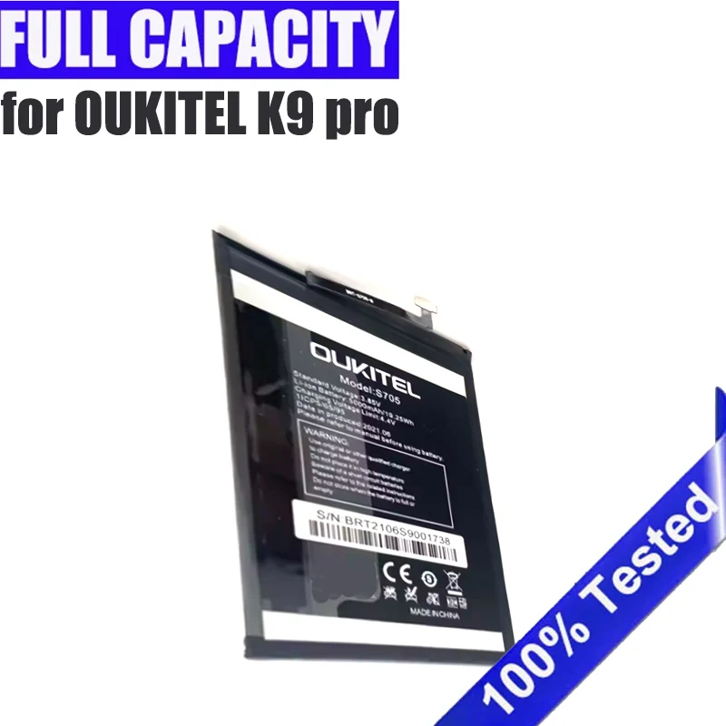 

Оригинальный новый аккумулятор для OUKITEL K9 pro 5000 мАч для OUKITEL S705, новая замена