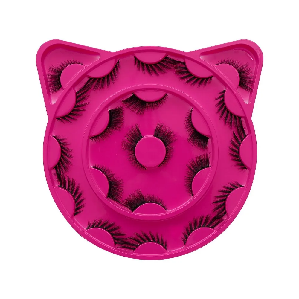 11 pares de cílios postiços fofos e macios de vison falso, leves, longos e grossos, raposa, tira artesanal, extensão de cílios