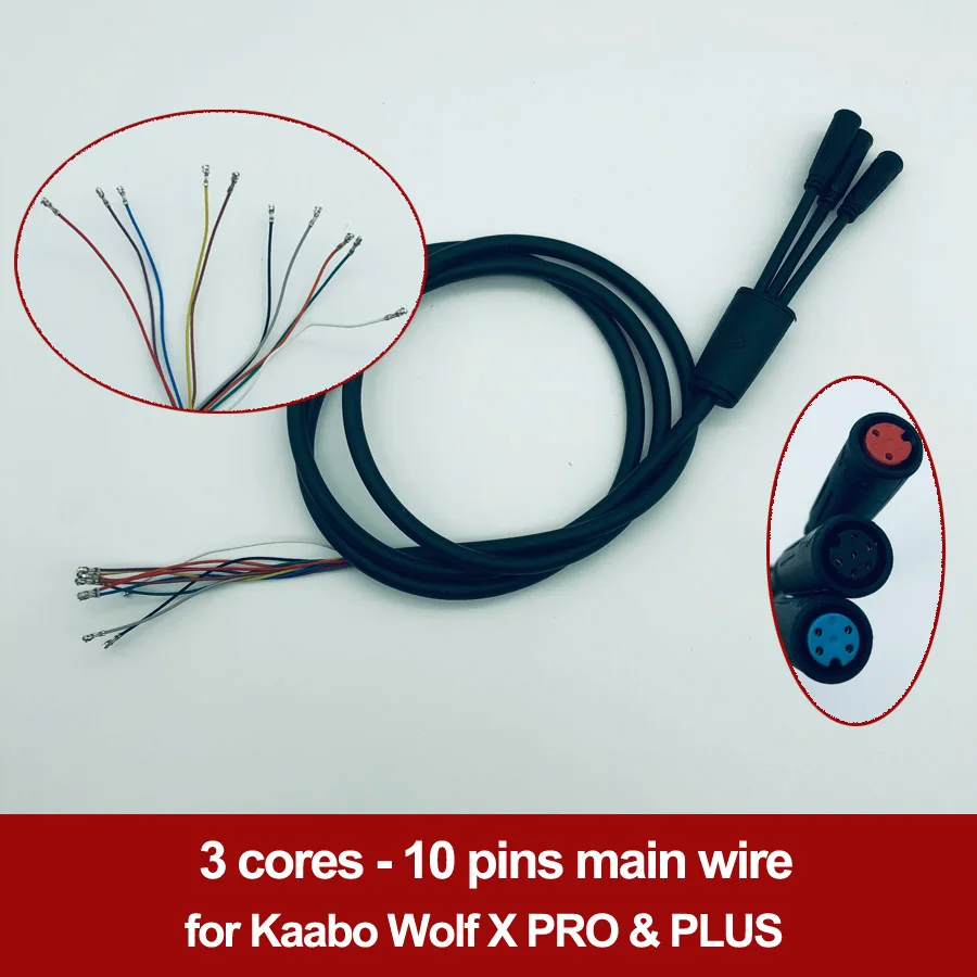 Wolf X Hauptdraht-Set, Kabelverbindung, Verkabelung für Kaabo Wolf Warrior X 10 Zoll Pro Plus Elektroroller, Original-Zubehörteile – Detail 6