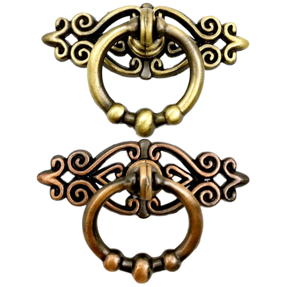 

2 Pcs Vintage Drawer Handle Branch Pulls Furniture Cabinet Knob Knobs Dresser