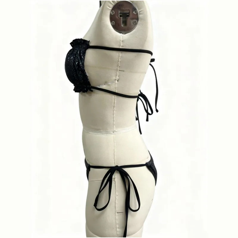 여성 수영복 2026 신상 섹시 비키니 홀로우 아웃 주름 피트니스 수영복 패션 수영복