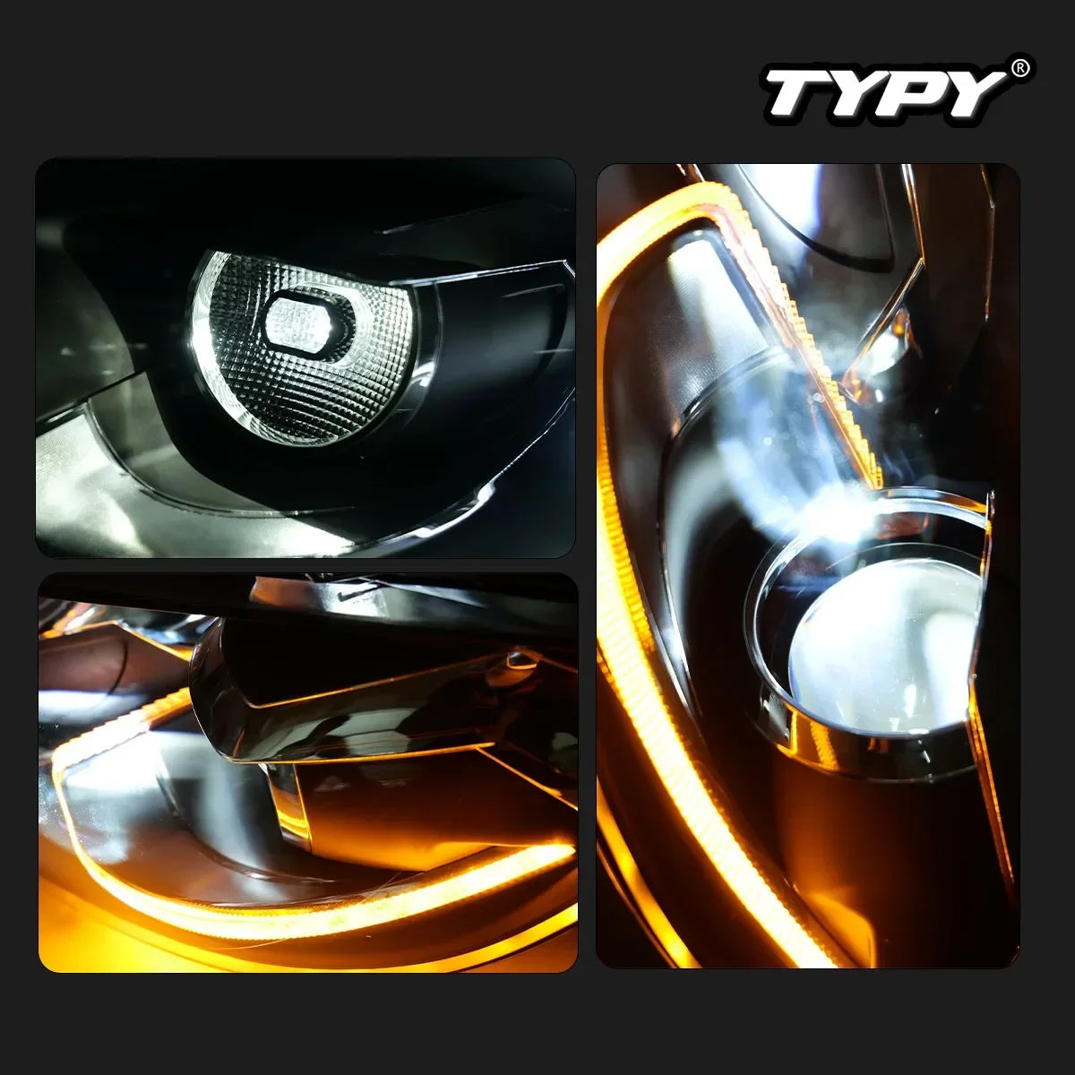 

TYPY New LED Head Lamp Upgrade Modified For VW Scirocco Headlights 2009-2016 Headlight Dynamic Signal Head Lamp Auto Accessories