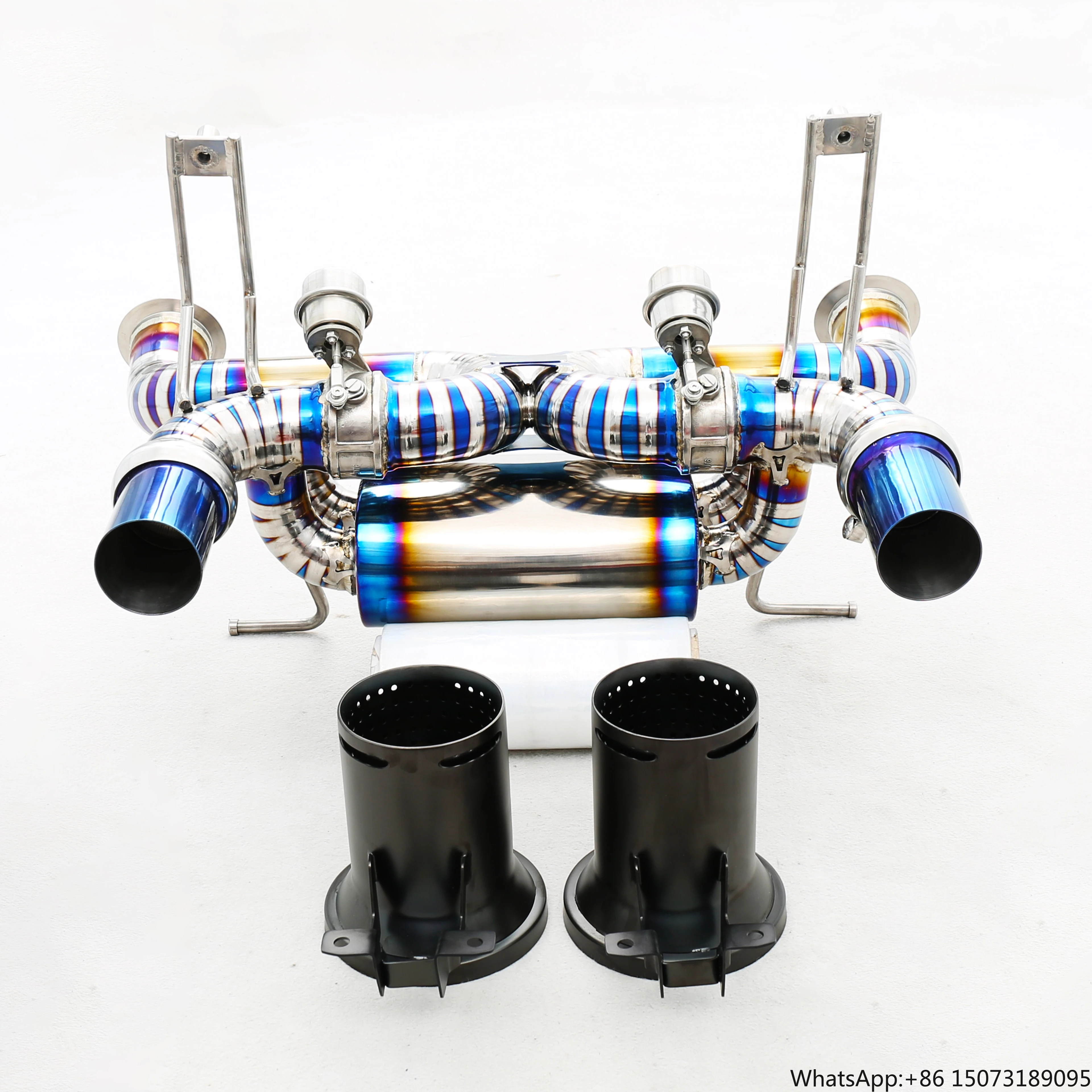 

Custom 304 Stainless Steel/Titanium Valved Exhaust System Perfect Fit for Aventador LP700 to SVJ