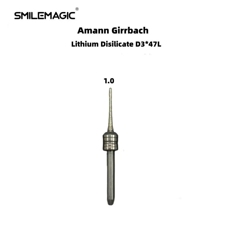 Lityum Disilicate diş Lab freze Burs için Amann Girrbach NC D3 taşlama malzemesi matkaplar 1.8 1.4 1.0 0.4 araçları