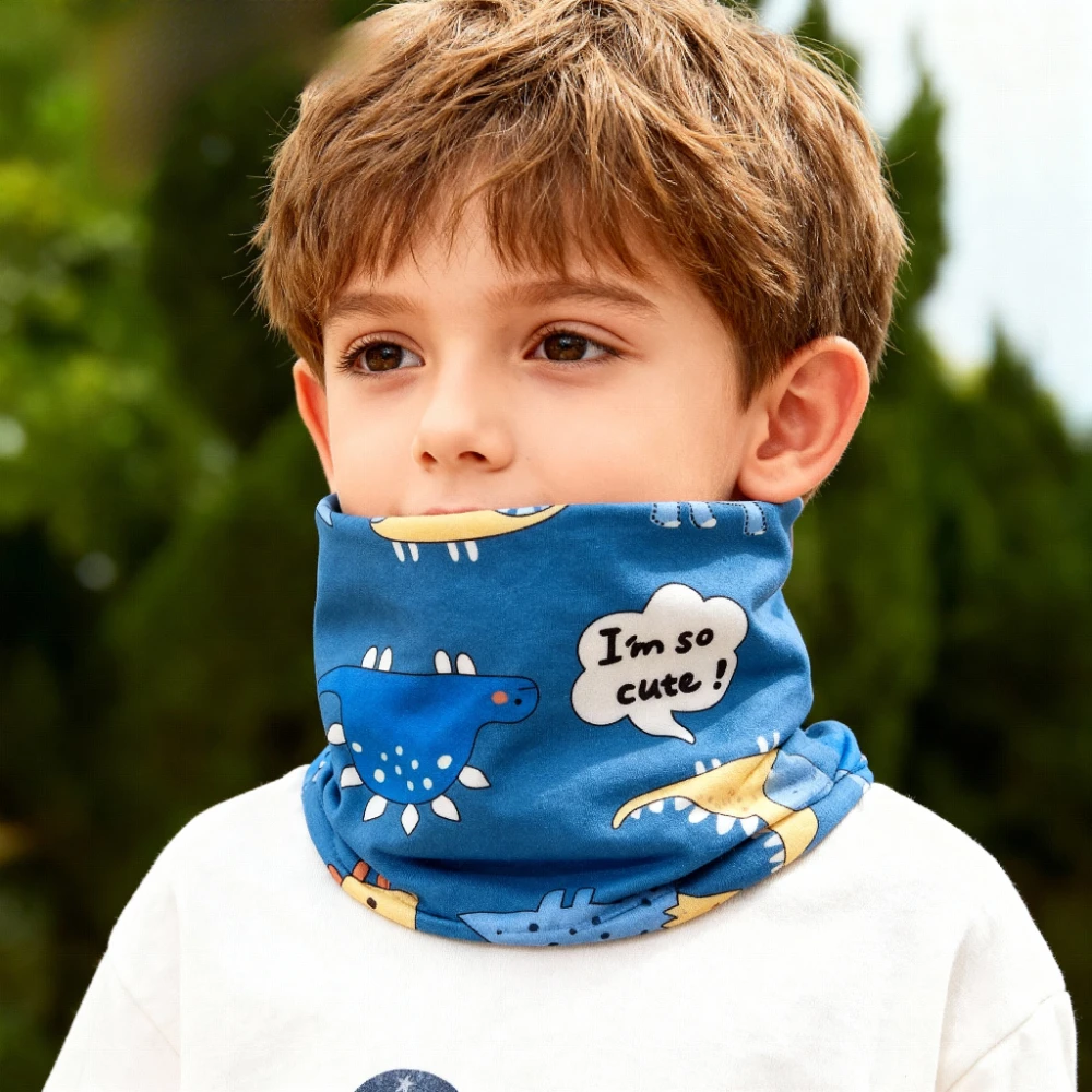Baby Winter Neck Warmer Soft Fleece Thermal Scarf Windproof Tube for Kids Outdoor Cycling Cold Weather Christmas Gift
