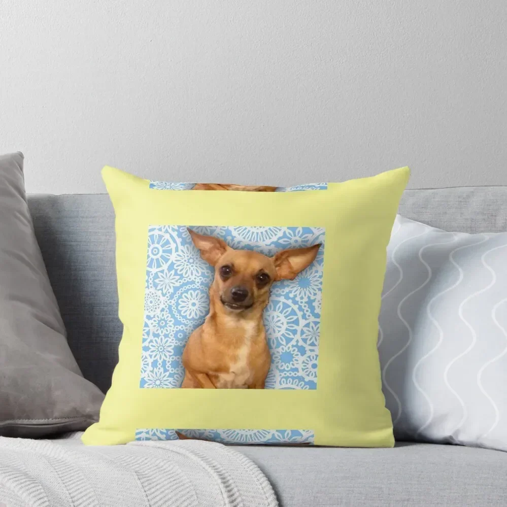 Chiweenie Throw Pillow pillow cover christmas Luxury Pillow Cover ornamental pillows