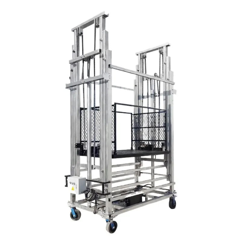 

Electric Scaffolding 6 Meters Movable Electric Lifting Scaffolding 12 Meters New Foldable Platform for Lifts