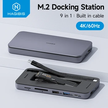 תחנת עגינה 9 ב-1 עם מארז SSD וחיבור HDMI