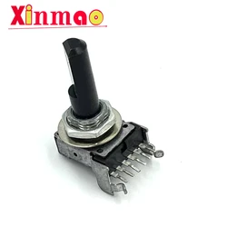 Japan Panasonic rk12 6-pin duplex potentiometer straight pin b50k shaft length wrapped thread 23mm