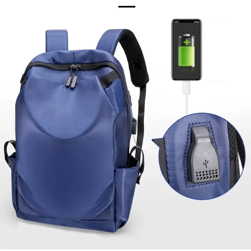 Men Bag Super Light Oxford USB Charging Laptop Man Woman Backpack Waterproof Travel for Male Computer Business School Backpacks