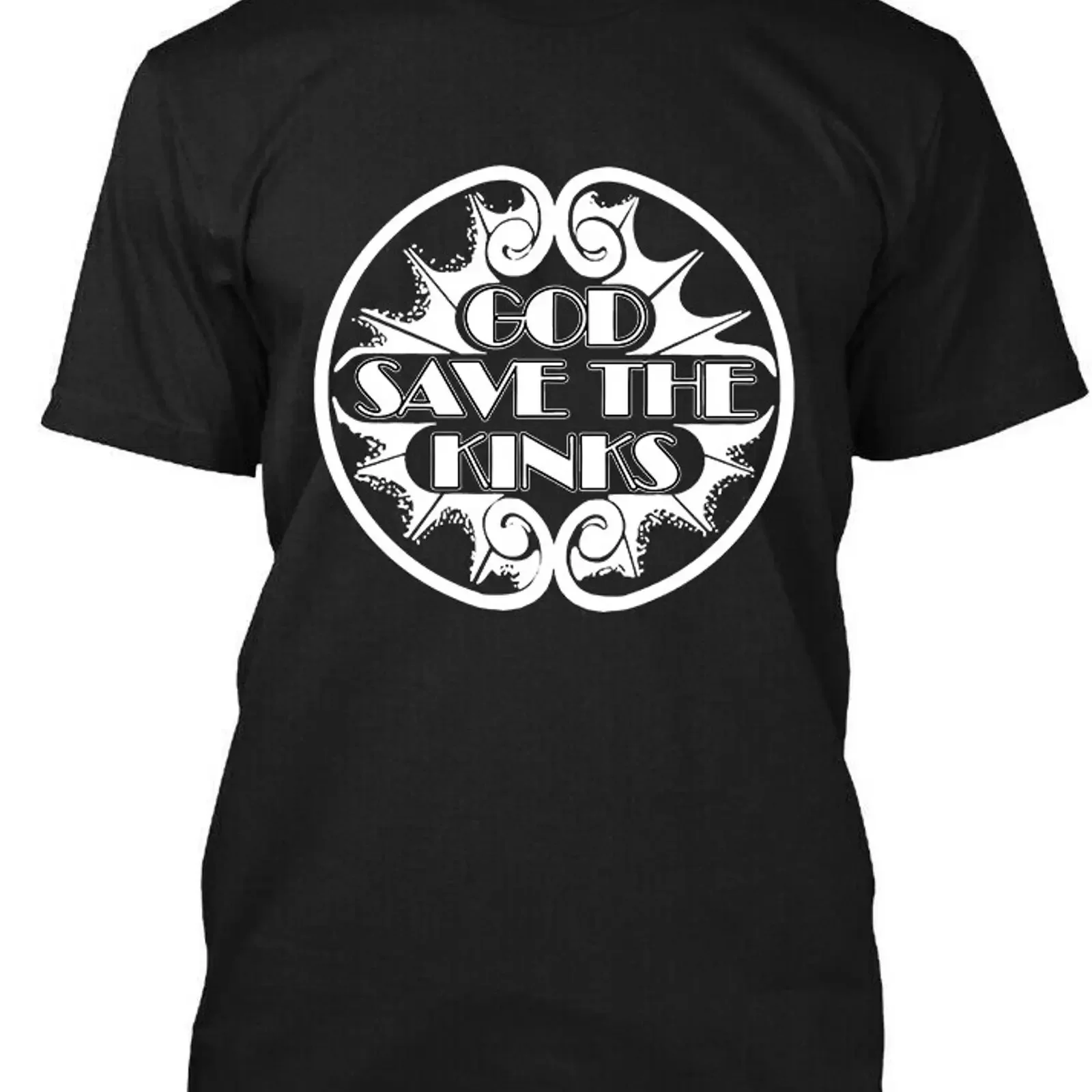 HEISS Neu Beliebt God Save The Kinks Grafik Vintage Retro Classic Logo T Shirt S vintage Washed homme streetwear Comfortable
