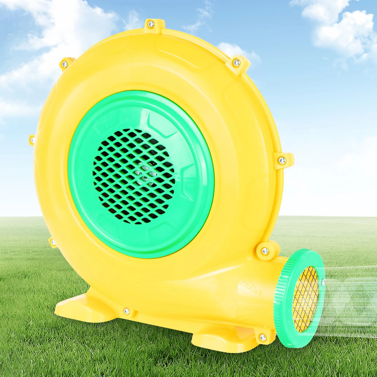 

Воздуходувка для надувных конструкций, 480 Вт, сертифицированная ETL, идеально подходит для надувных батутов и водных горок.