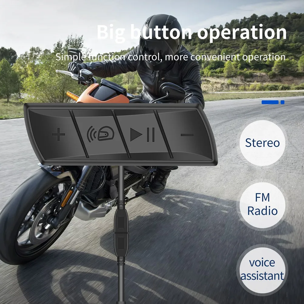 Excellent-Motorcycle Helmet Headset Bluetooth 5.0 Intercom Wireless Earphone Stereo With Mic Noise Reduction Headphone,M7