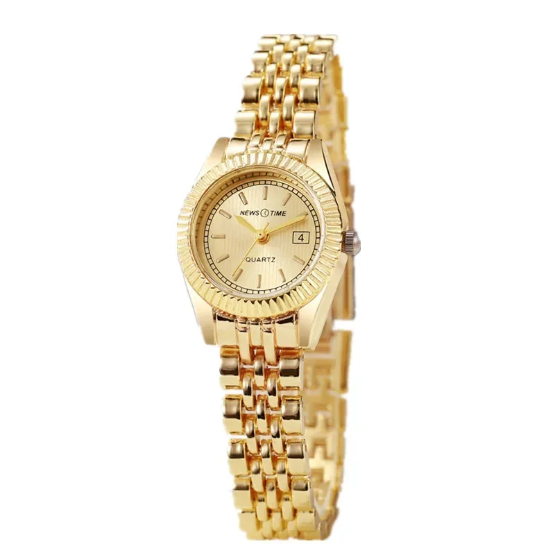 Top Brand Women Gold Silver Classic Quartz Watch Female Elegant Clock Luxury Gift Watches Ladies Steel Wristwatch Montre Femme