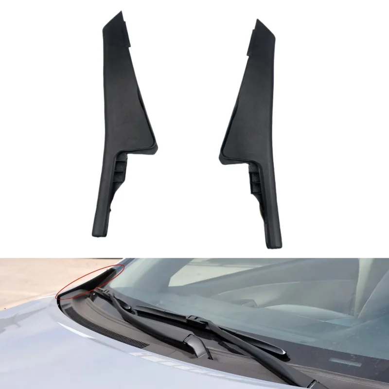 For Toyota Corolla 2007 2008 2009 2010 2011 2012 2013 Car Front Windshield Wrap Corner Trim Wiper Side Trim Cover Lid