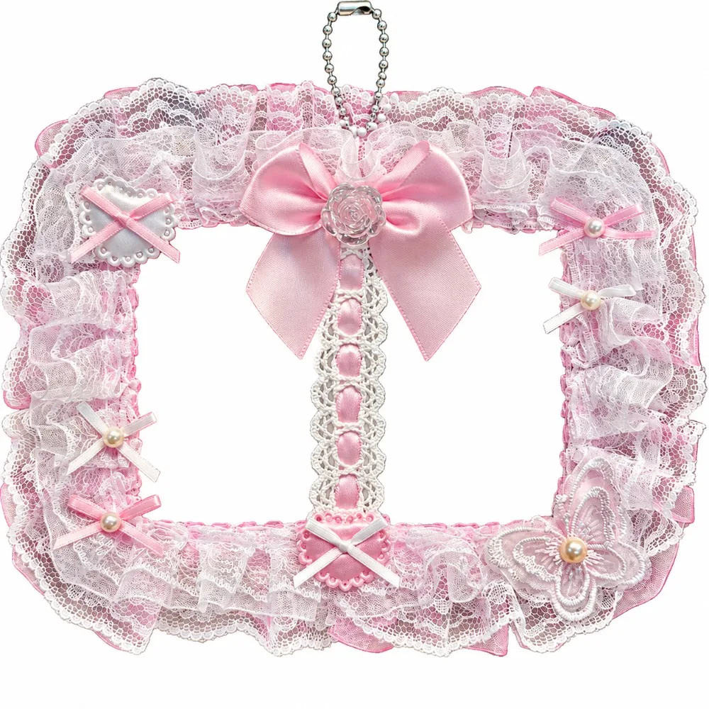 Gifts Double Slot Photocard Holder Lolita Style Ribbon Bow Photocard Case Cute DIY Bag Decoration Bag Supplies