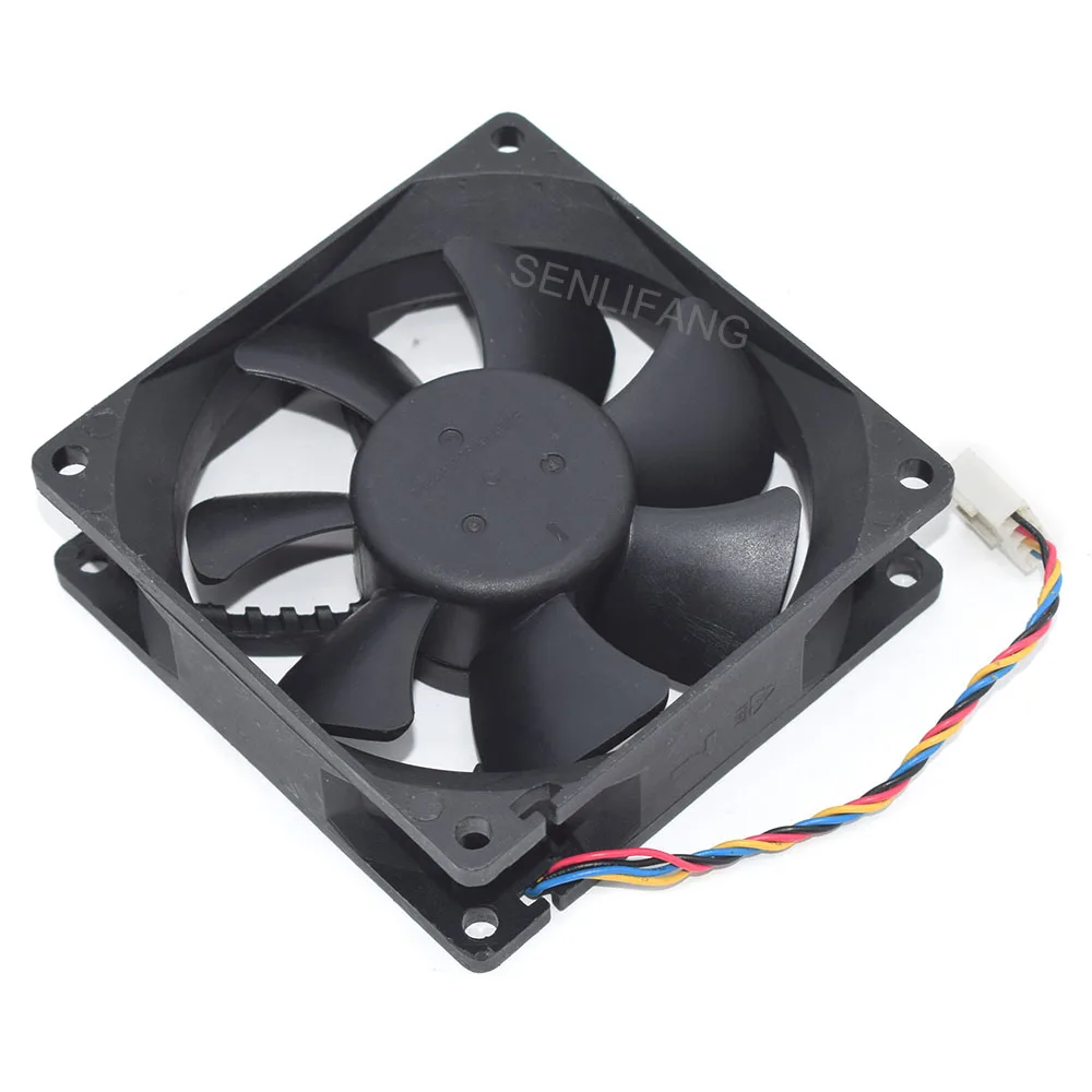 For DWPH New 8CM Square Cooler Fan EFH-08E12W-IP01 P/N:3VRGY-A00 80*80*25MM DC12V 0.70A 4Lines Cooling