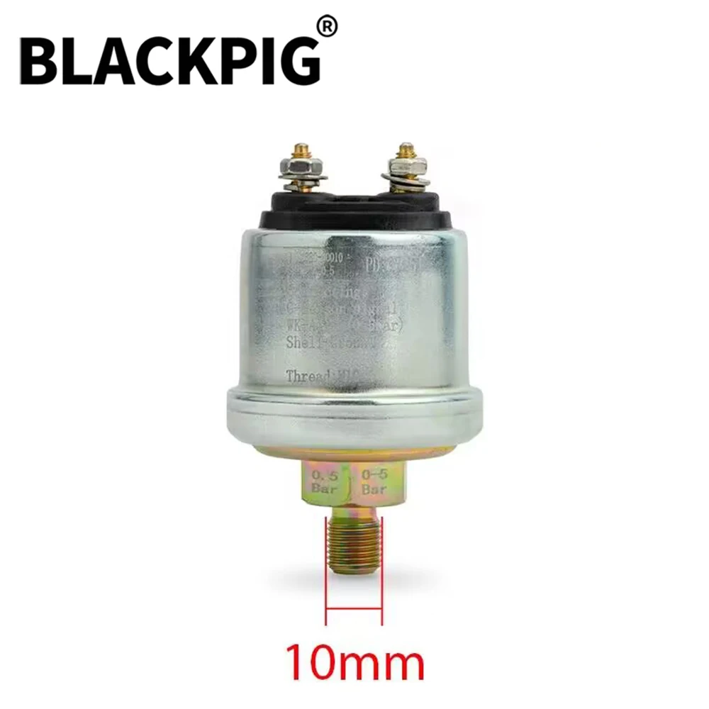 M10*1 0-5 Bars 0-10 Bars Oil Pressure Sensor For Generator Engine Oil Pressure Gauge Sensoring Plug Switch