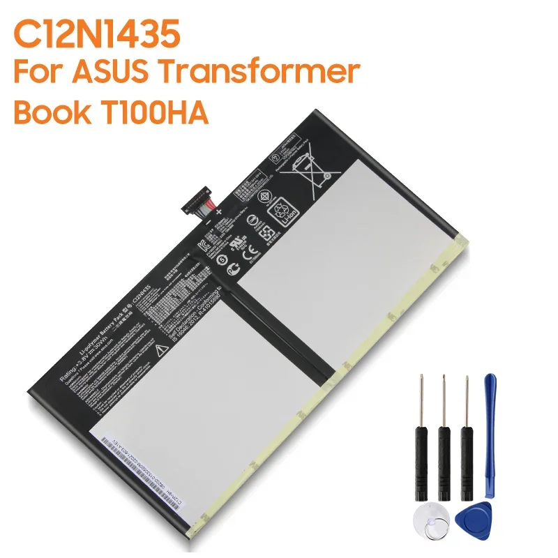 New Replacement Battery C12N1435 For ASUS Transformer Book T100HA Rechargeable Batteries 7896mAh High Capacity