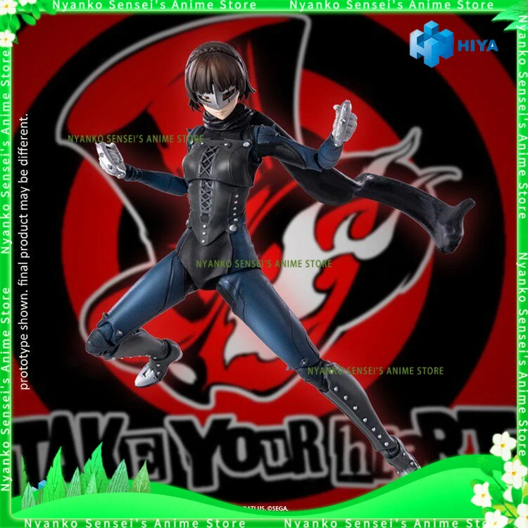 En Stock: Figura de Acción Hiya Toys EXQUISITE BASIC Persona 5 Royal Queen (Niijima Makoto) de 14.5cm, Modelo de Anime, Juguete Coleccionable de Moda